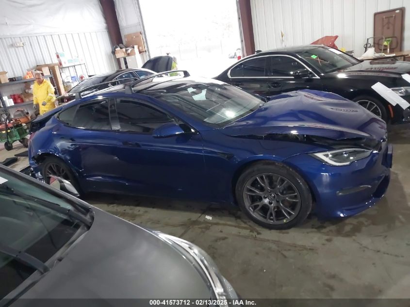 2022 Tesla Model S Dual Motor All-Wheel Drive VIN: 5YJSA1E57NF476108 Lot: 41573712