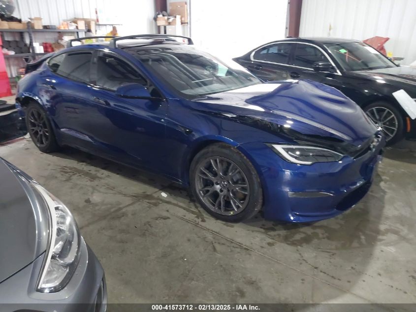 2022 Tesla Model S Dual Motor All-Wheel Drive VIN: 5YJSA1E57NF476108 Lot: 41573712