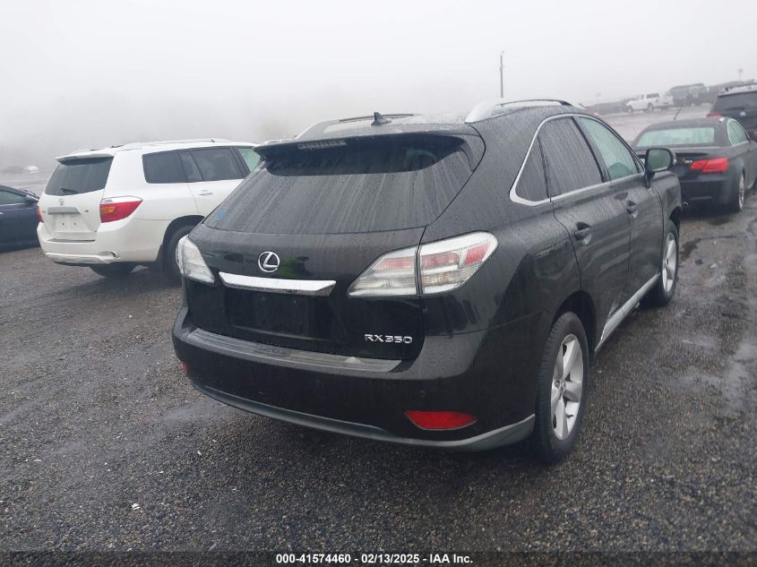 2012 Lexus Rx 350 VIN: 2T2BK1BA1CC132608 Lot: 41574460