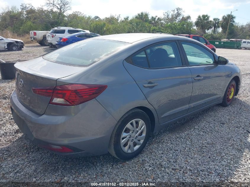 2019 Hyundai Elantra Se VIN: KMHD74LF7KU867679 Lot: 41578152