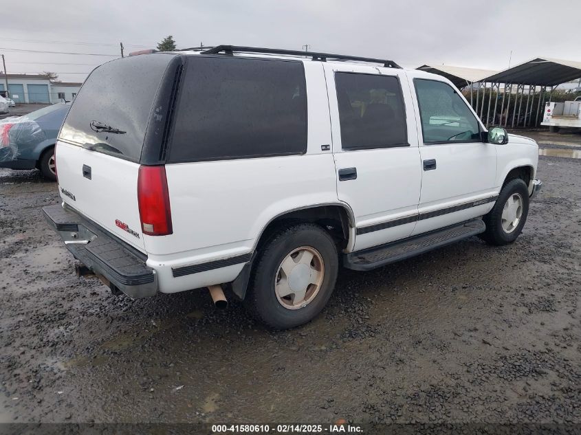 1995 GMC Yukon VIN: 1GKEK13K6SJ734078 Lot: 41580610