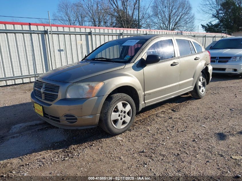 2008 Dodge Caliber Se VIN: 1B3HB28B78D701039 Lot: 41585136