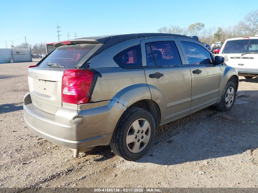 2008 Dodge Caliber Se VIN: 1B3HB28B78D701039 Lot: 41585136