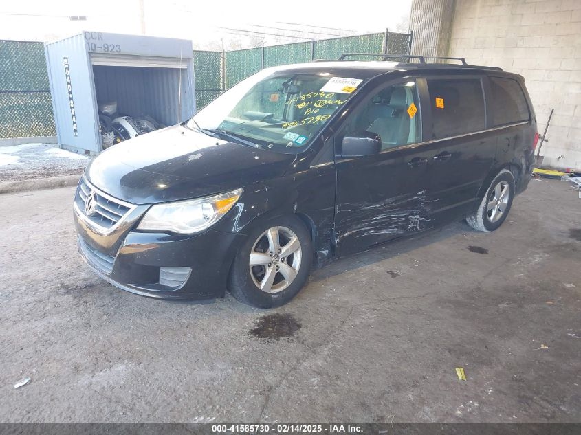 2011 Volkswagen Routan Sel VIN: 2V4RW5DG7BR698549 Lot: 41585730