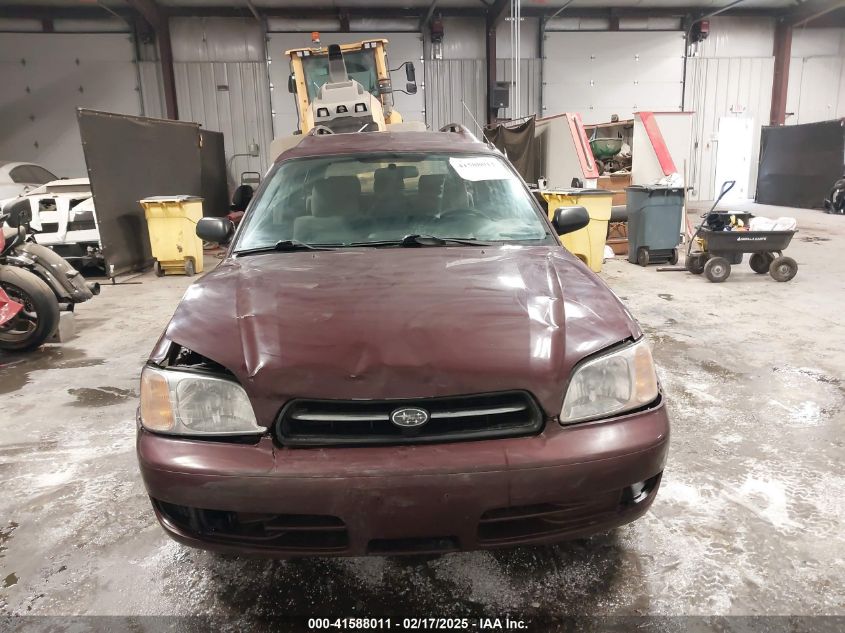 2000 Subaru Legacy L VIN: 4S3BH6354Y7305967 Lot: 41588011