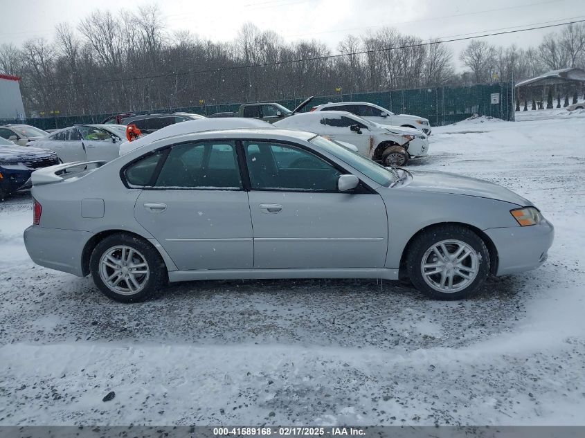 2005 Subaru Legacy 2.5I VIN: 4S3BL616157213236 Lot: 41589168