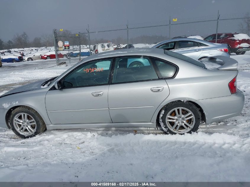 2005 Subaru Legacy 2.5I VIN: 4S3BL616157213236 Lot: 41589168