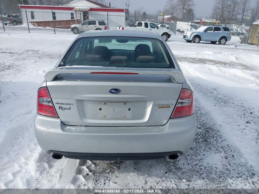 2005 Subaru Legacy 2.5I VIN: 4S3BL616157213236 Lot: 41589168