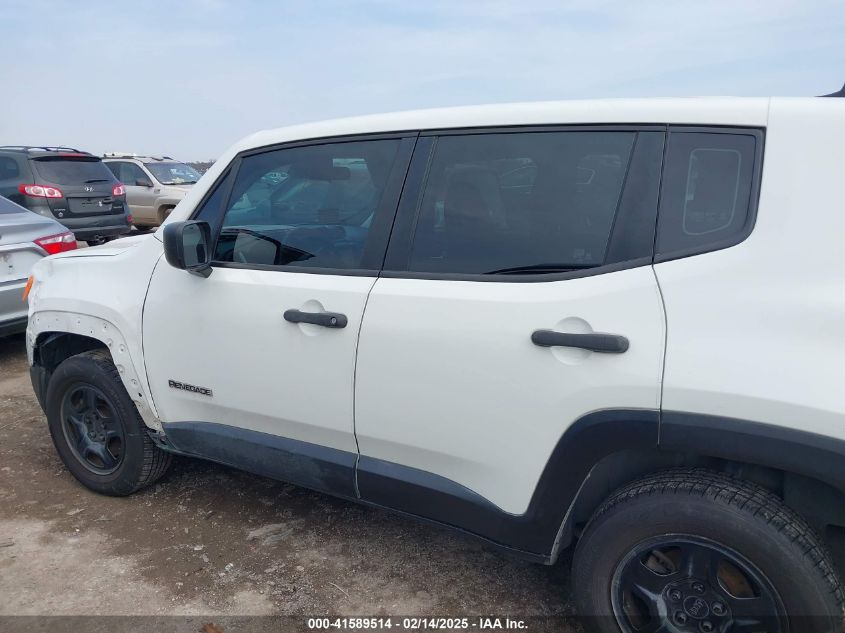 2018 Jeep Renegade Sport 4X4 VIN: ZACCJBAB6JPH30383 Lot: 41589514