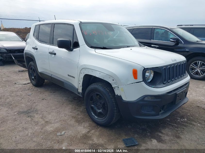 2018 Jeep Renegade Sport 4X4 VIN: ZACCJBAB6JPH30383 Lot: 41589514