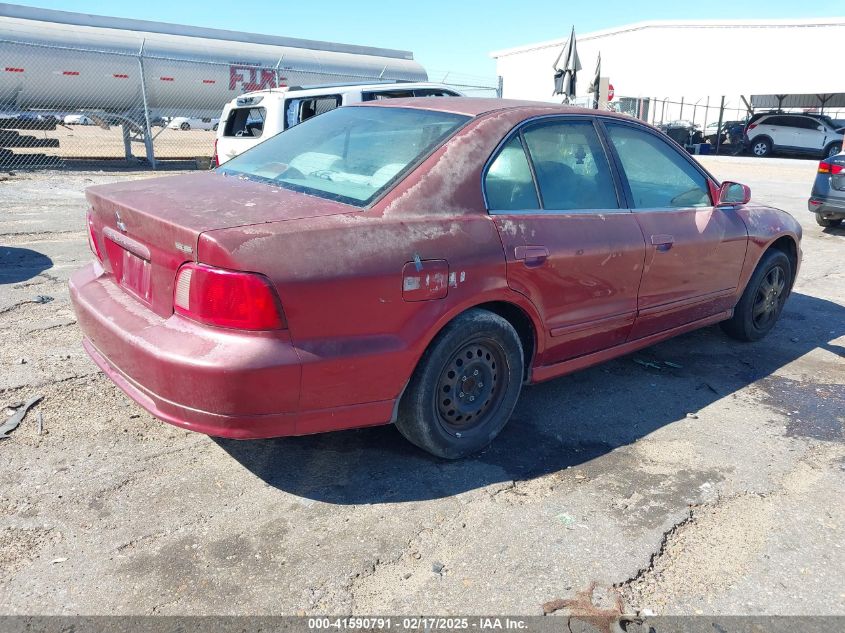 2002 Mitsubishi Galant Es/Ls VIN: 4A3AA46G52E117959 Lot: 41590791