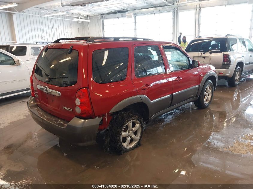 2006 Mazda Tribute S VIN: 4F2YZ06196KM14531 Lot: 41594920