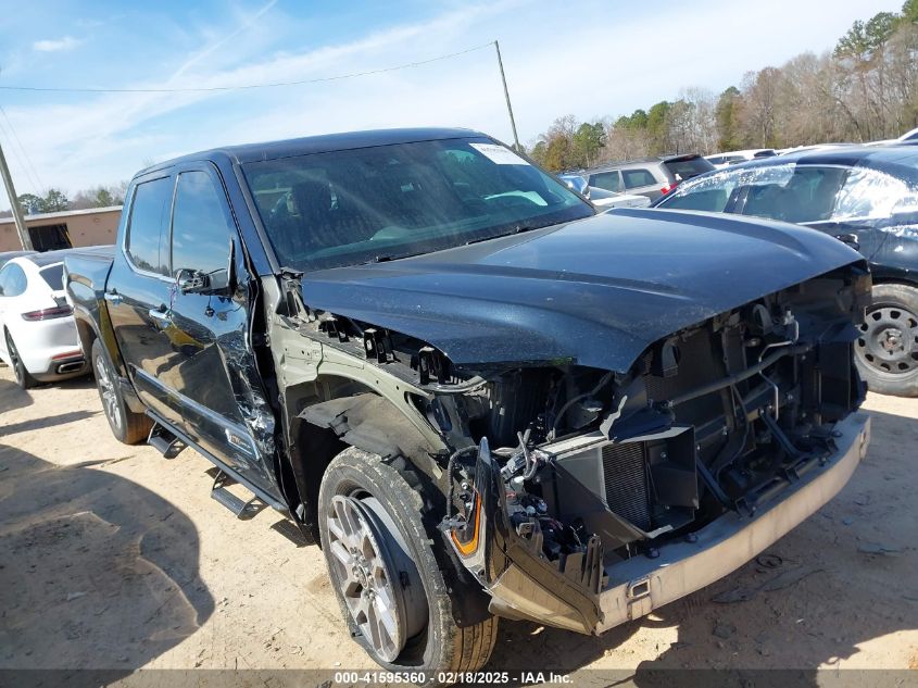 2022 Toyota Tundra 1794 Edition VIN: 5TFMA5AB0NX012756 Lot: 41595360