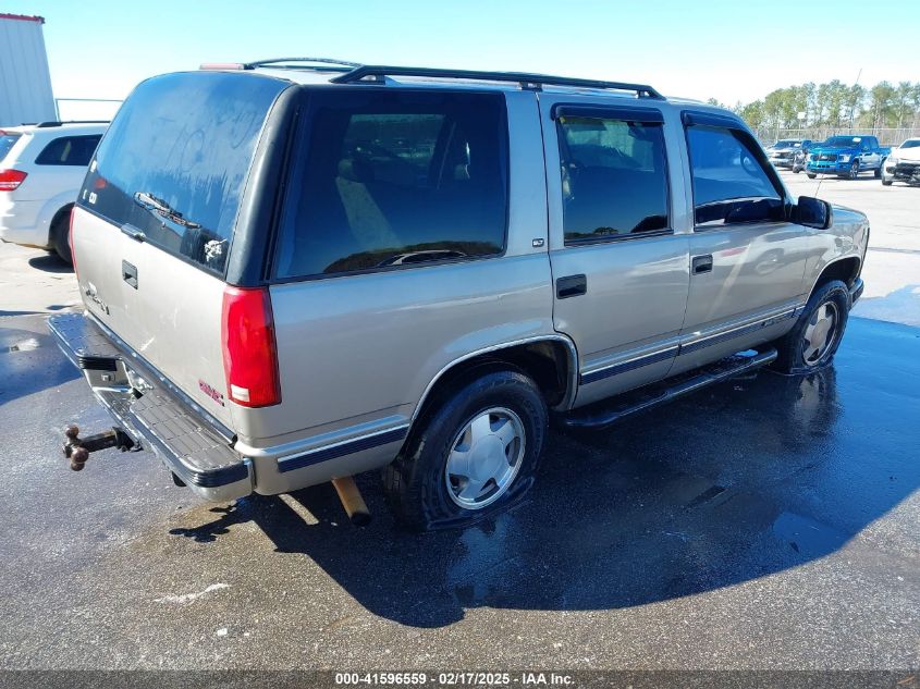 1998 GMC Yukon Slt VIN: 1GKEK13R4WJ725608 Lot: 41596559