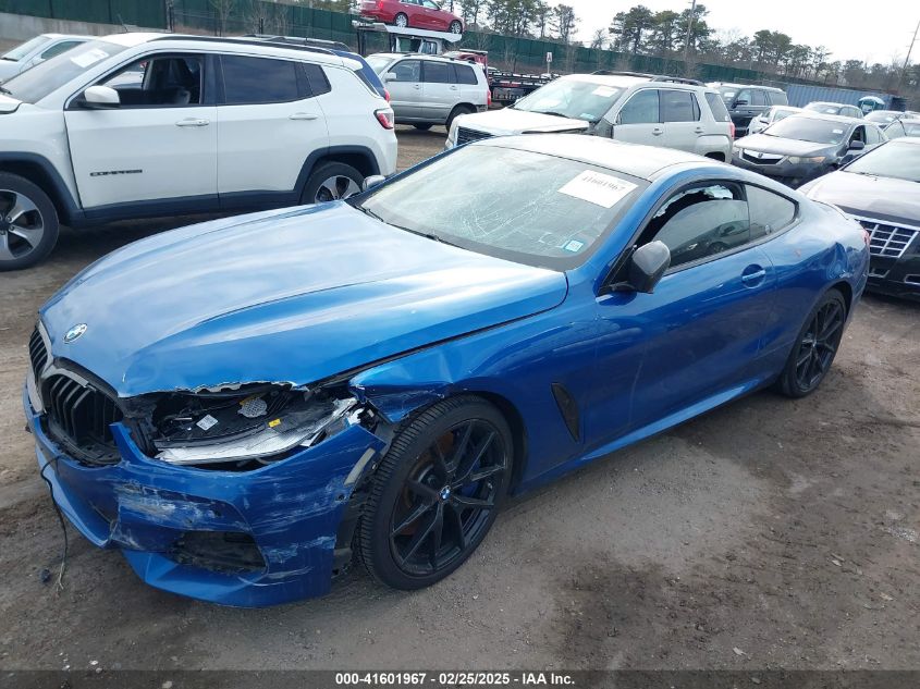 2019 BMW M850I xDrive VIN: WBABC4C54KBU96679 Lot: 41601967