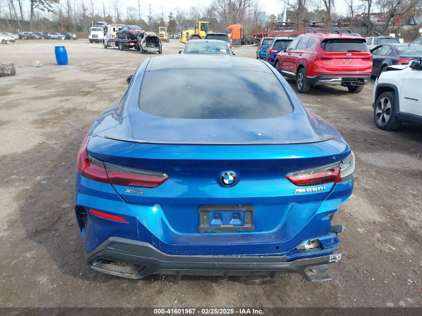 2019 BMW M850I xDrive VIN: WBABC4C54KBU96679 Lot: 41601967