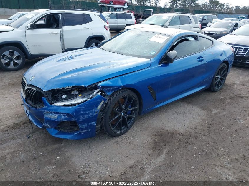 2019 BMW M850I xDrive VIN: WBABC4C54KBU96679 Lot: 41601967