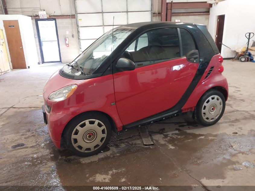 2012 Smart Fortwo Passion/Pure VIN: WMEEJ3BAXCK572066 Lot: 41609509