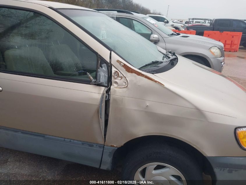 2001 Toyota Sienna Le VIN: 4T3ZF13C41U368485 Lot: 41611800