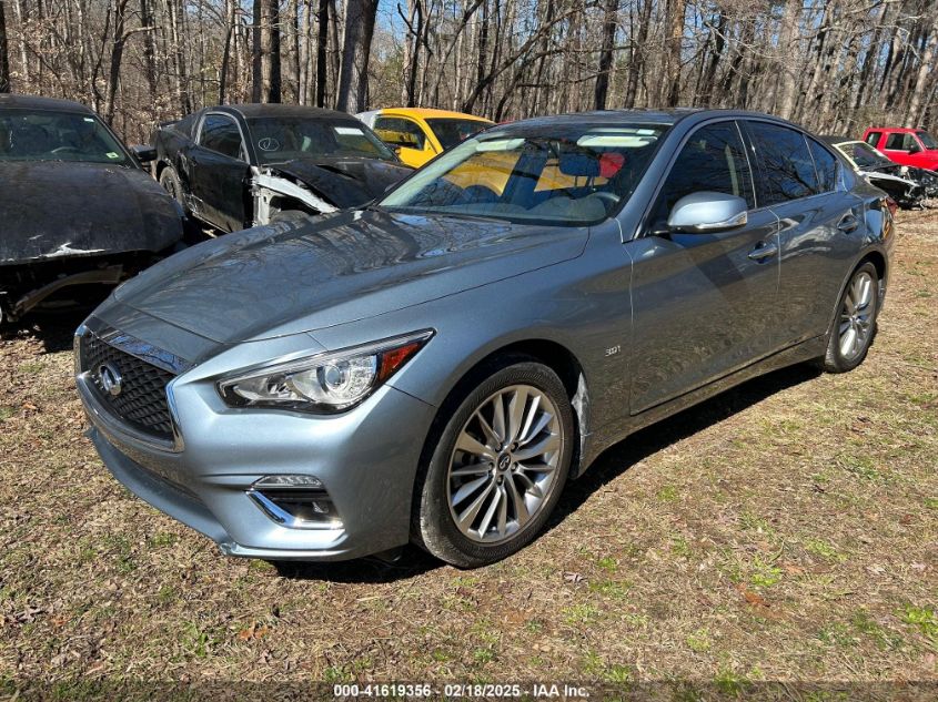 2018 Infiniti Q50 3.0T Luxe VIN: JN1EV7AP6JM591007 Lot: 41619356