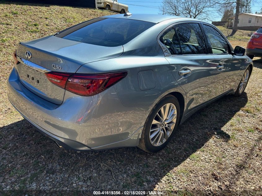 2018 Infiniti Q50 3.0T Luxe VIN: JN1EV7AP6JM591007 Lot: 41619356