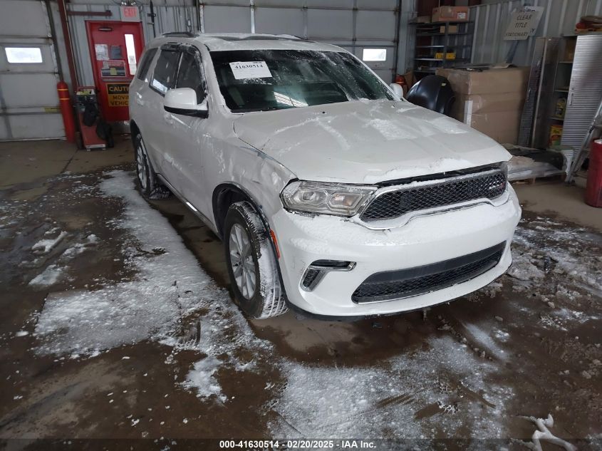 2021 Dodge Durango Sxt Plus Awd VIN: 1C4RDJAG1MC793343 Lot: 41630514