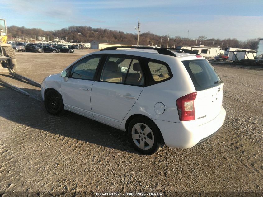 2009 Kia Rondo Lx VIN: KNAFG528797261536 Lot: 41637271