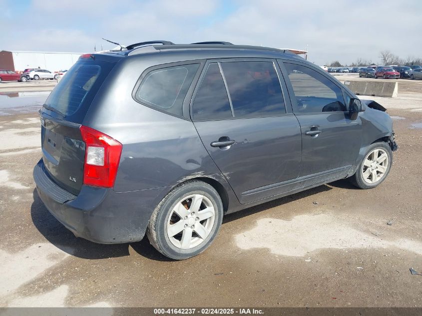 2007 Kia Rondo Lx/Ex VIN: KNAFG525277076393 Lot: 41642237