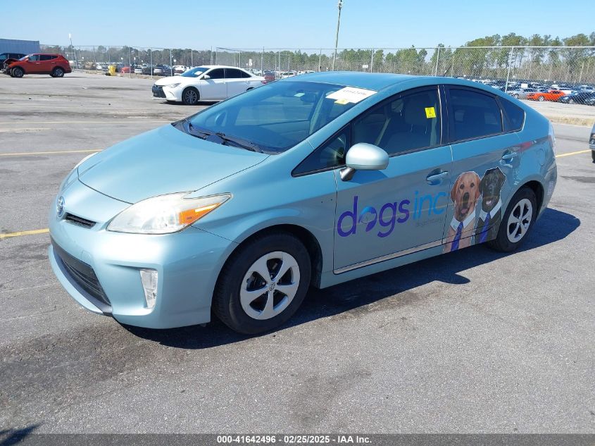 2013 Toyota Prius Three VIN: JTDKN3DUXD1615678 Lot: 41642496