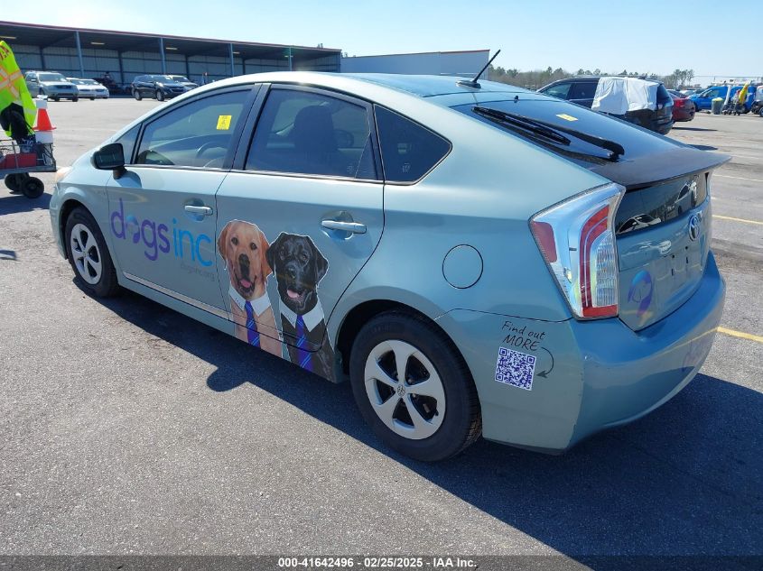 2013 Toyota Prius Three VIN: JTDKN3DUXD1615678 Lot: 41642496