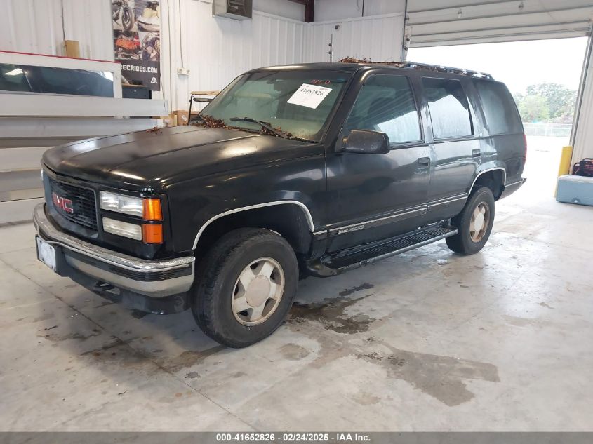 1996 GMC Yukon VIN: 1GKEK13R2TJ743987 Lot: 41652826