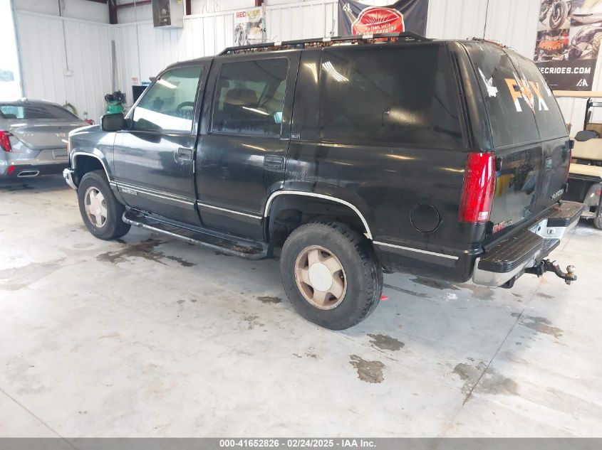 1996 GMC Yukon VIN: 1GKEK13R2TJ743987 Lot: 41652826