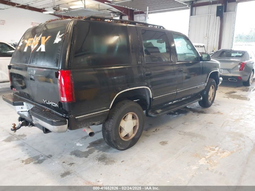 1996 GMC Yukon VIN: 1GKEK13R2TJ743987 Lot: 41652826