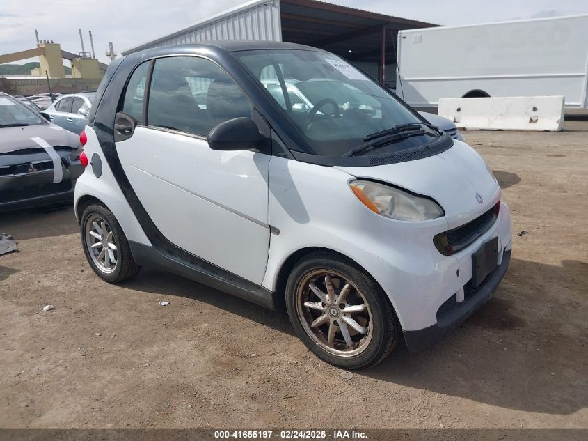 2008 Smart Fortwo Passion/Pure VIN: WMEEJ31X78K130942 Lot: 41655197