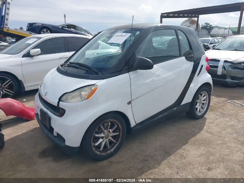 2008 Smart Fortwo Passion/Pure VIN: WMEEJ31X78K130942 Lot: 41655197