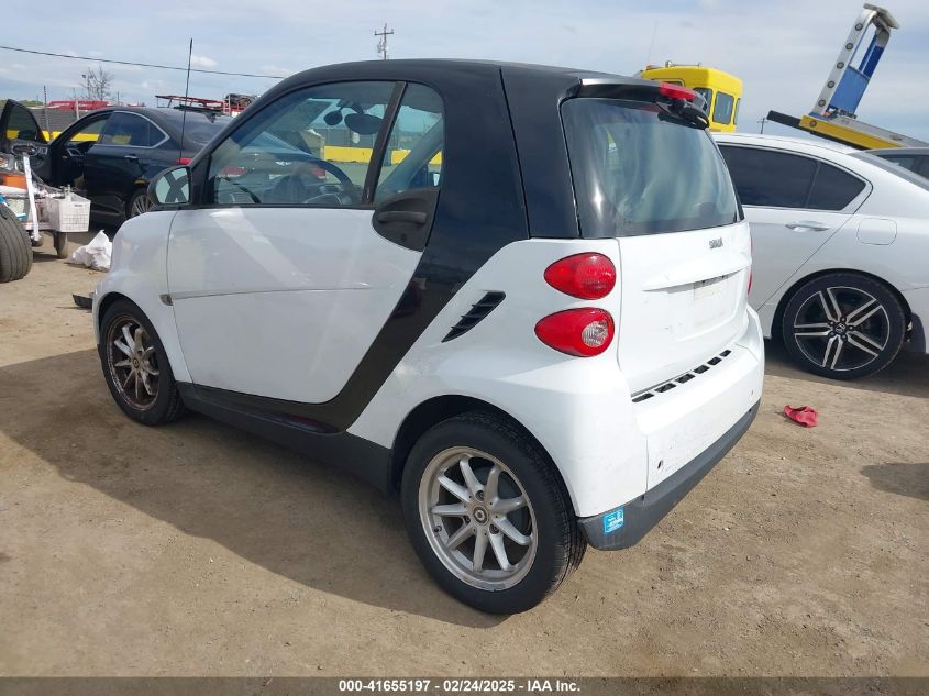 2008 Smart Fortwo Passion/Pure VIN: WMEEJ31X78K130942 Lot: 41655197