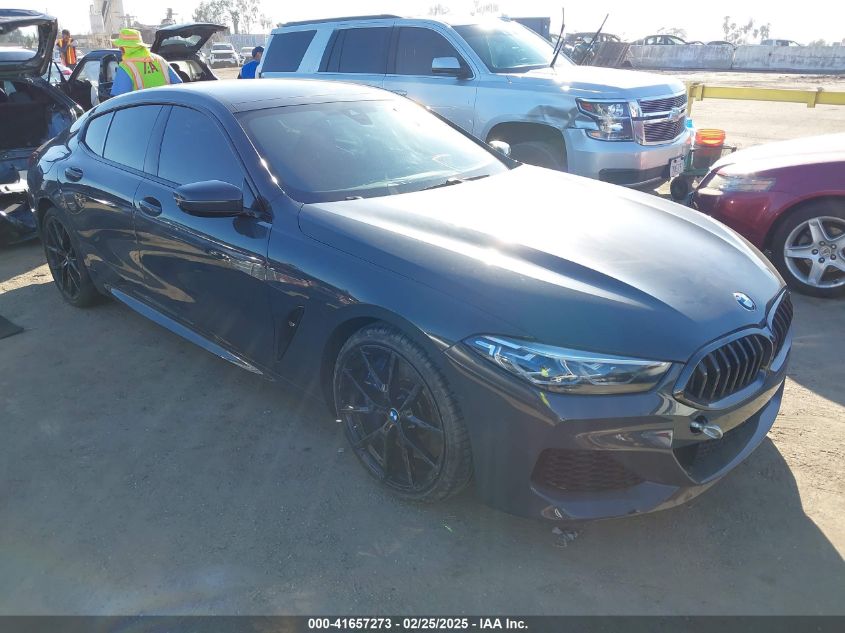 2022 BMW M850I Gtan Coupe xDrive VIN: WBAGV8C04NCJ71251 Lot: 41657273