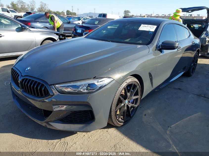 2022 BMW M850I Gtan Coupe xDrive VIN: WBAGV8C04NCJ71251 Lot: 41657273