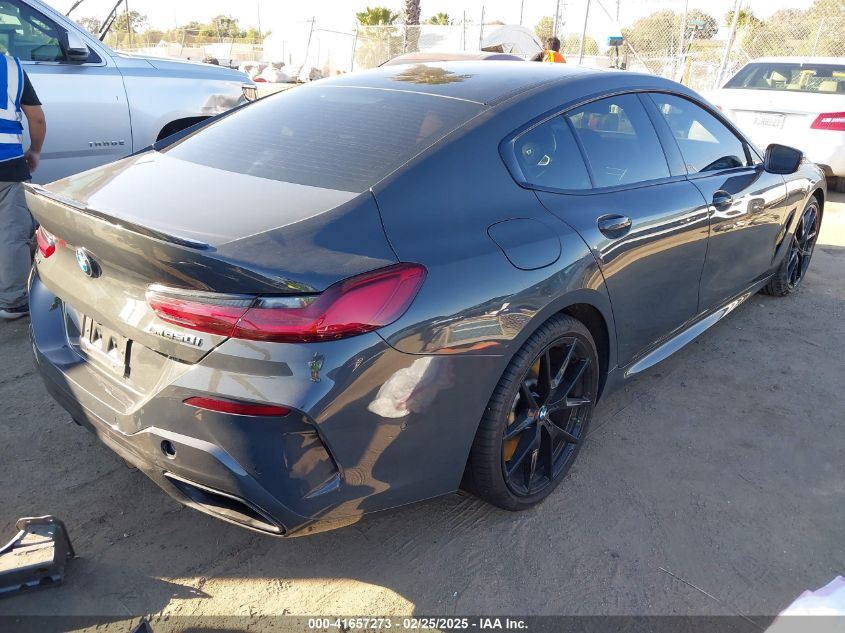 2022 BMW M850I Gtan Coupe xDrive VIN: WBAGV8C04NCJ71251 Lot: 41657273