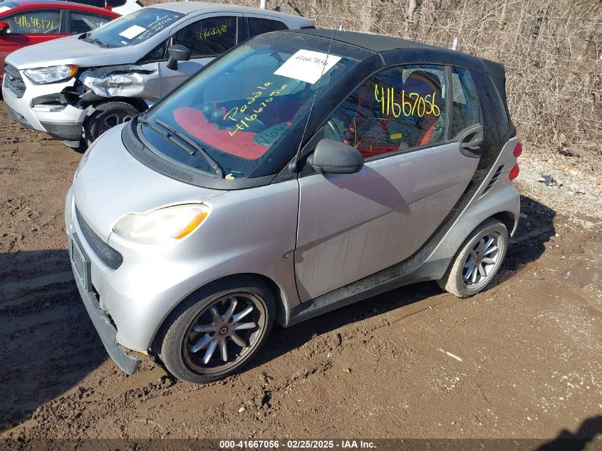 2009 Smart Fortwo Brabus/Passion VIN: WMEEK31X99K301253 Lot: 41667056