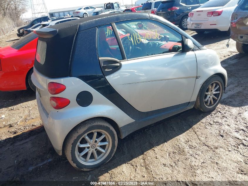 2009 Smart Fortwo Brabus/Passion VIN: WMEEK31X99K301253 Lot: 41667056