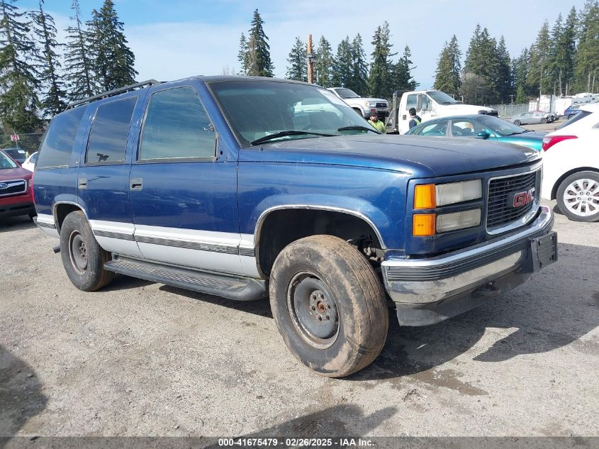 1997 GMC Yukon Sle VIN: 1GKEK13R8VJ737324 Lot: 41675479