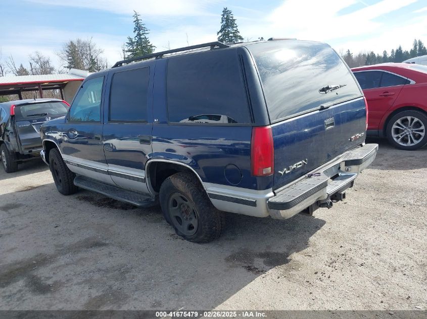 1997 GMC Yukon Sle VIN: 1GKEK13R8VJ737324 Lot: 41675479