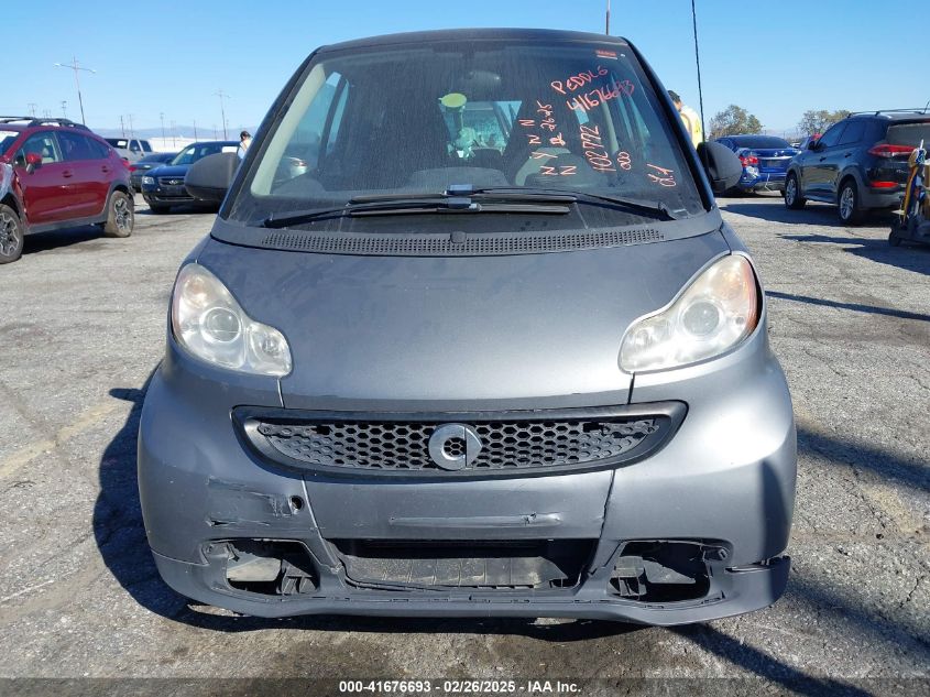 2013 Smart Fortwo Passion/Pure VIN: WMEEJ3BA1DK647416 Lot: 41676693