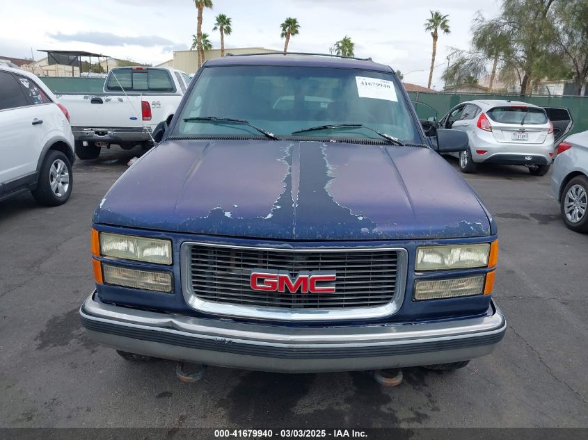 1997 GMC Yukon Sle VIN: 1GKEK13R0VJ741156 Lot: 41679940