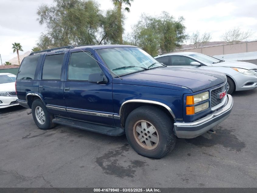 1997 GMC Yukon Sle VIN: 1GKEK13R0VJ741156 Lot: 41679940