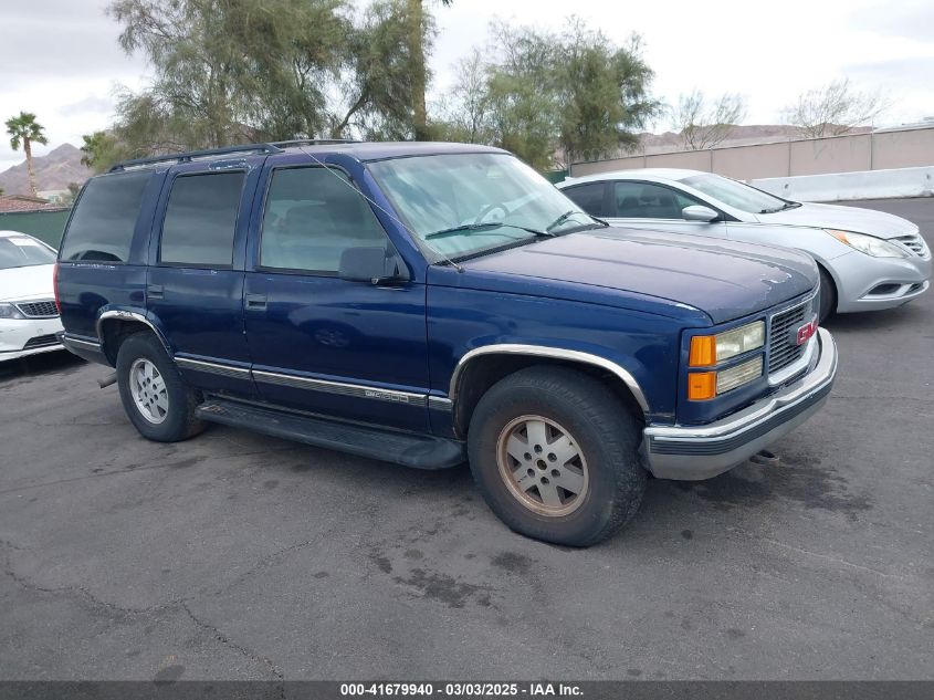 1997 GMC Yukon Sle VIN: 1GKEK13R0VJ741156 Lot: 41679940