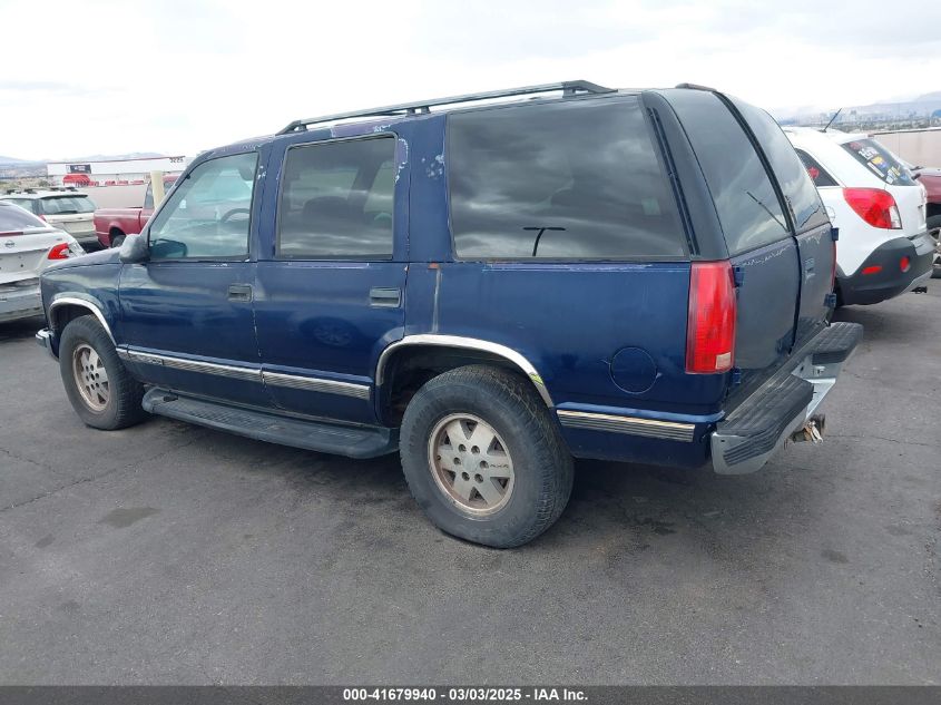 1997 GMC Yukon Sle VIN: 1GKEK13R0VJ741156 Lot: 41679940