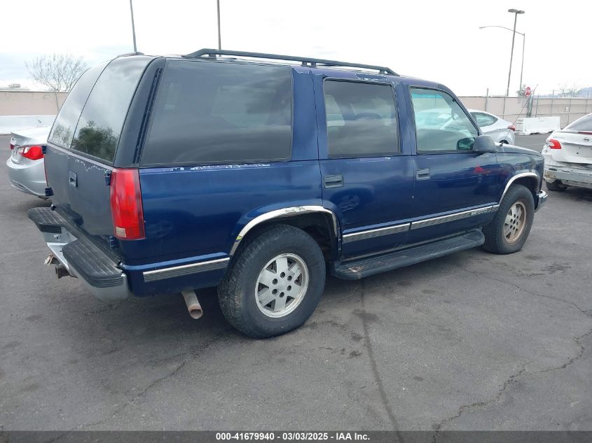 1997 GMC Yukon Sle VIN: 1GKEK13R0VJ741156 Lot: 41679940