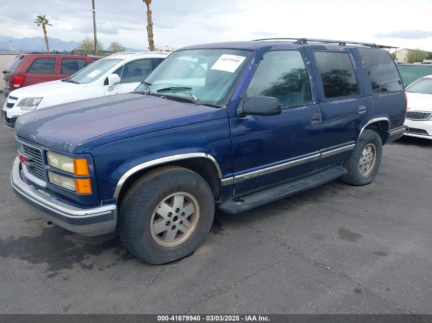 1997 GMC Yukon Sle VIN: 1GKEK13R0VJ741156 Lot: 41679940